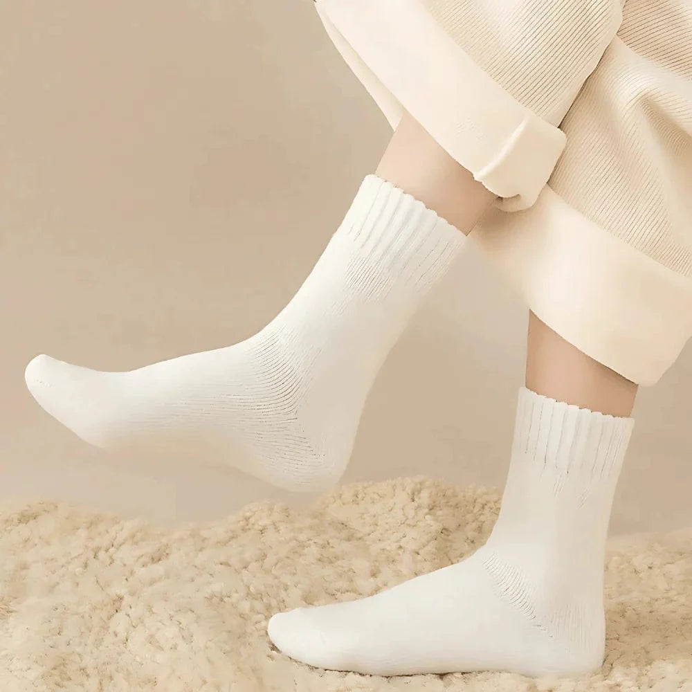 Chaussettes douillettes pour l’hiver