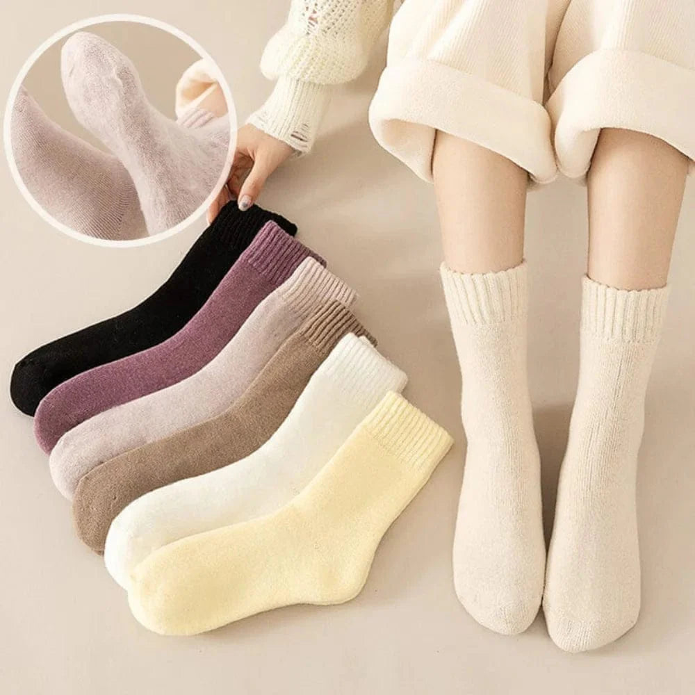 Chaussettes douillettes pour l’hiver