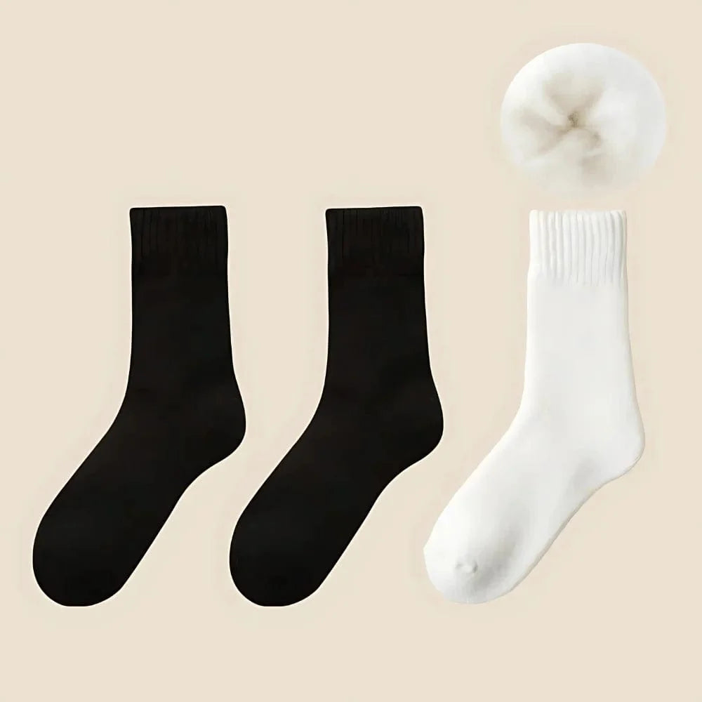 Chaussettes douillettes pour l’hiver