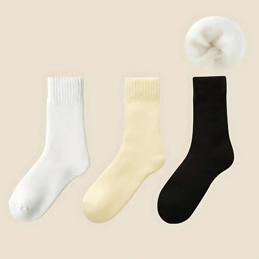 Chaussettes douillettes pour l’hiver