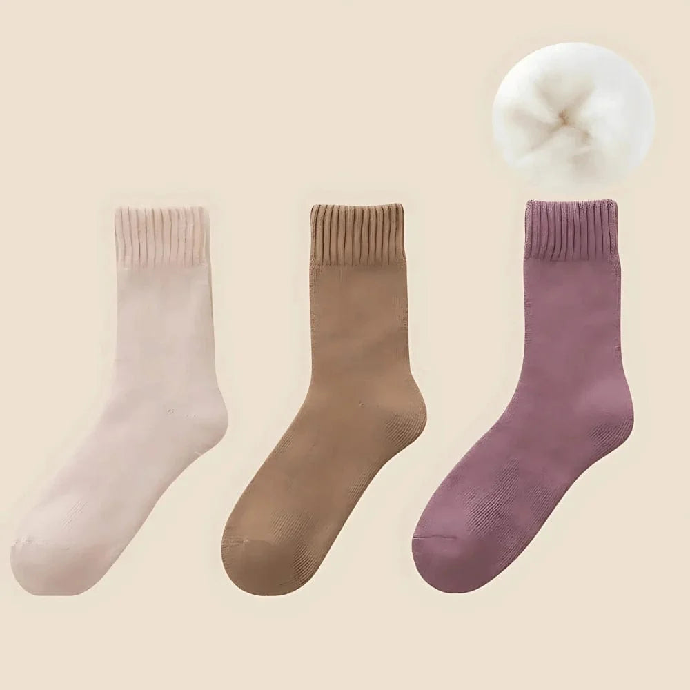 Chaussettes douillettes pour l’hiver