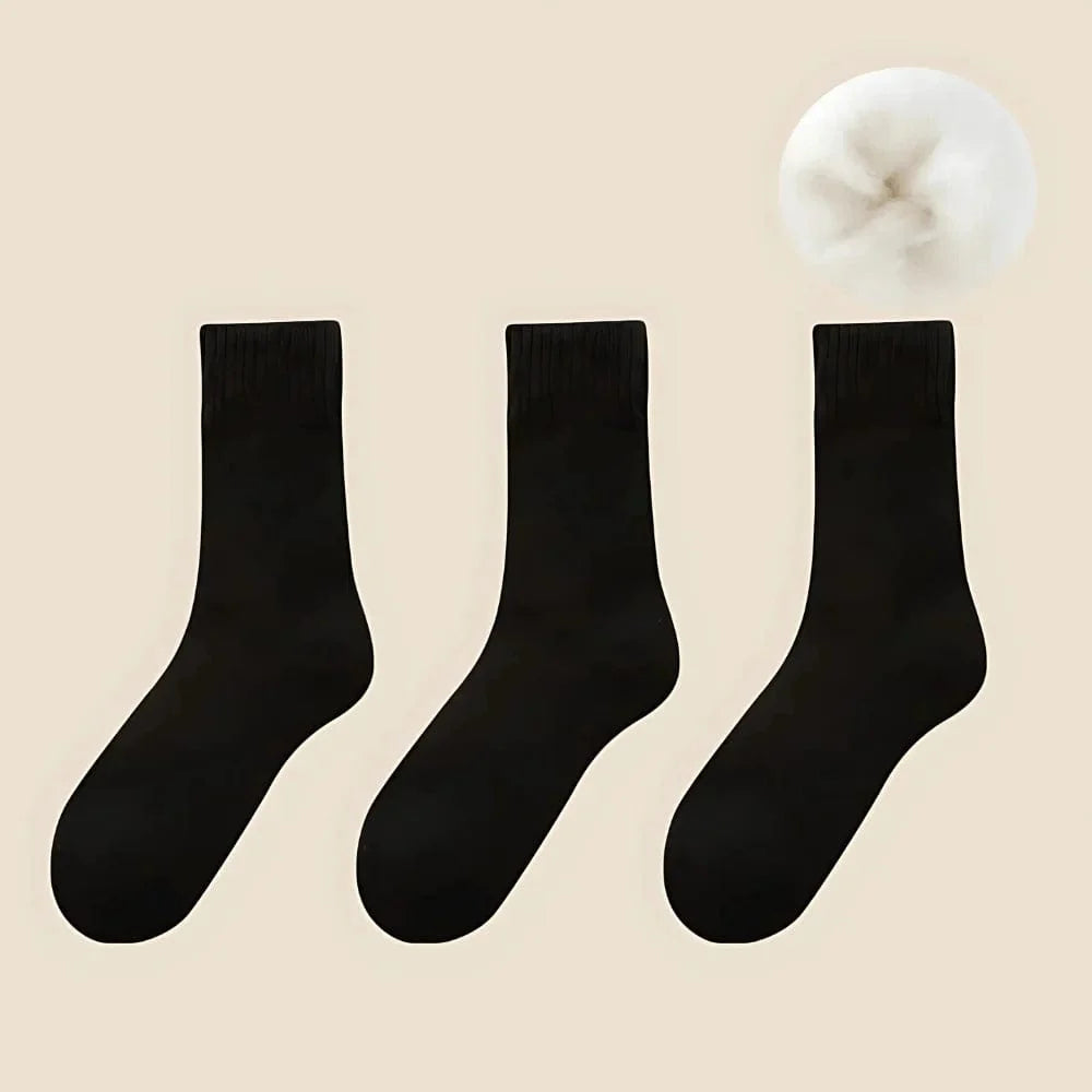 Chaussettes douillettes pour l’hiver