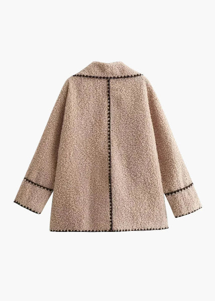 Cozy Quilted Lamb Wool Jacket