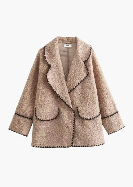 Cozy Quilted Lamb Wool Jacket